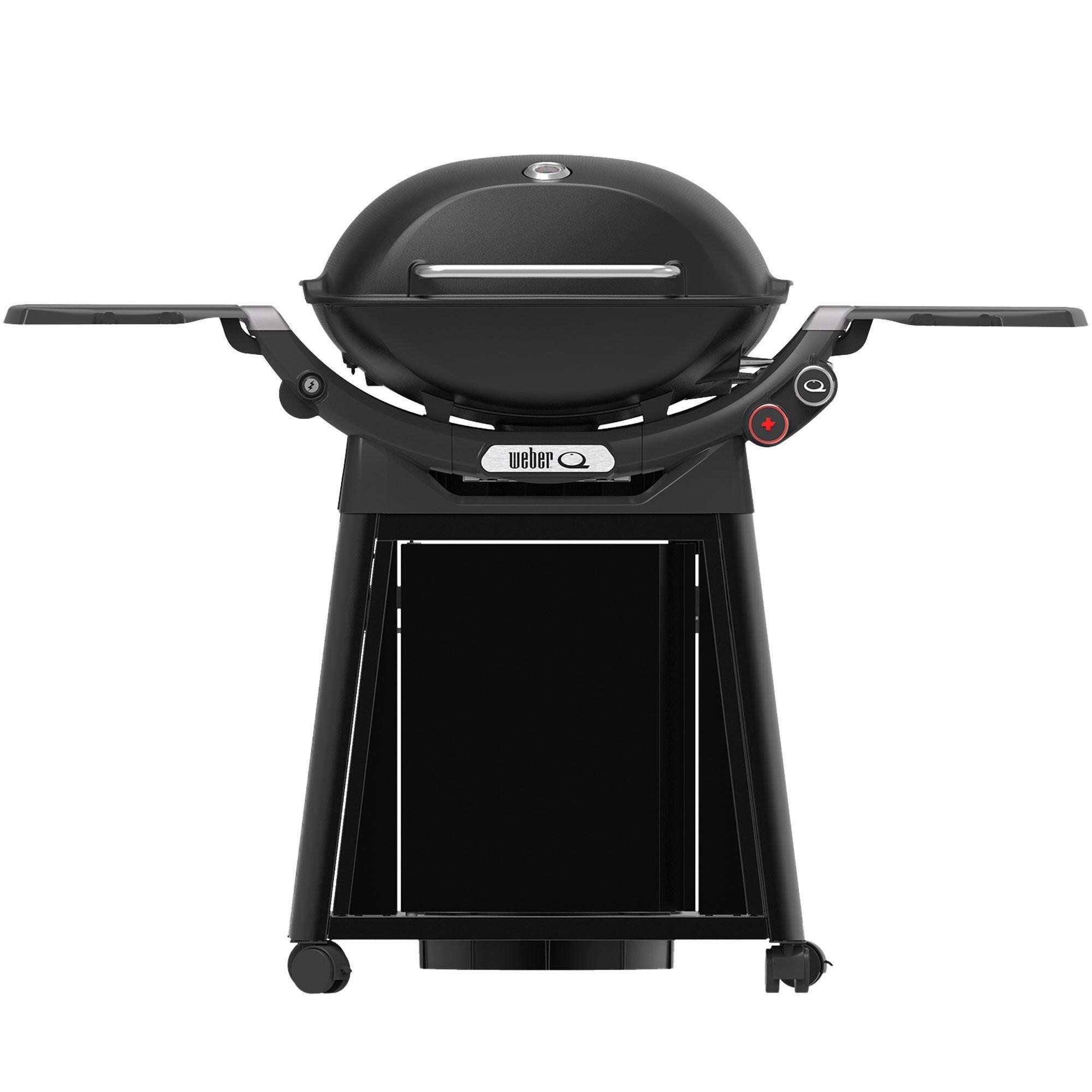 Weber Q3200N+ gassgrill med vogn og to hjul