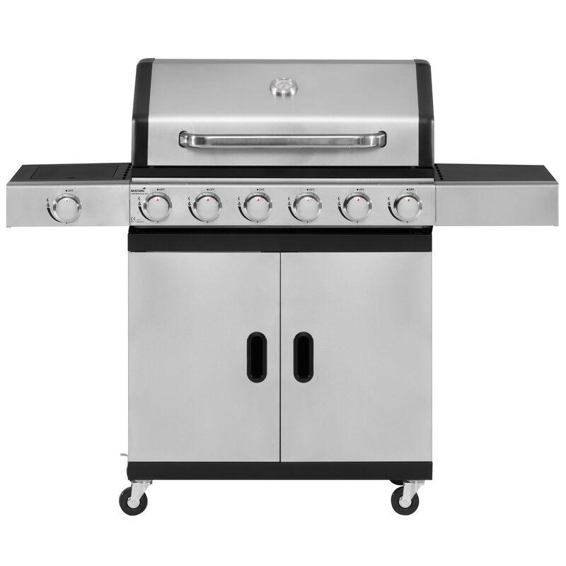 Mustang Shelbyville 6+1 gassgrill med seks brennere og stor grillflate